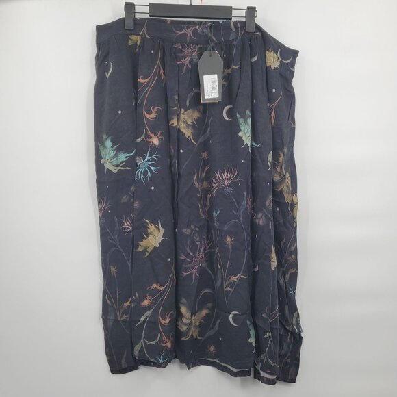 Disturbia Rosanella Floral Print Midi Skirt Women Size US 16 NWT Goth - Picture 3 of 14